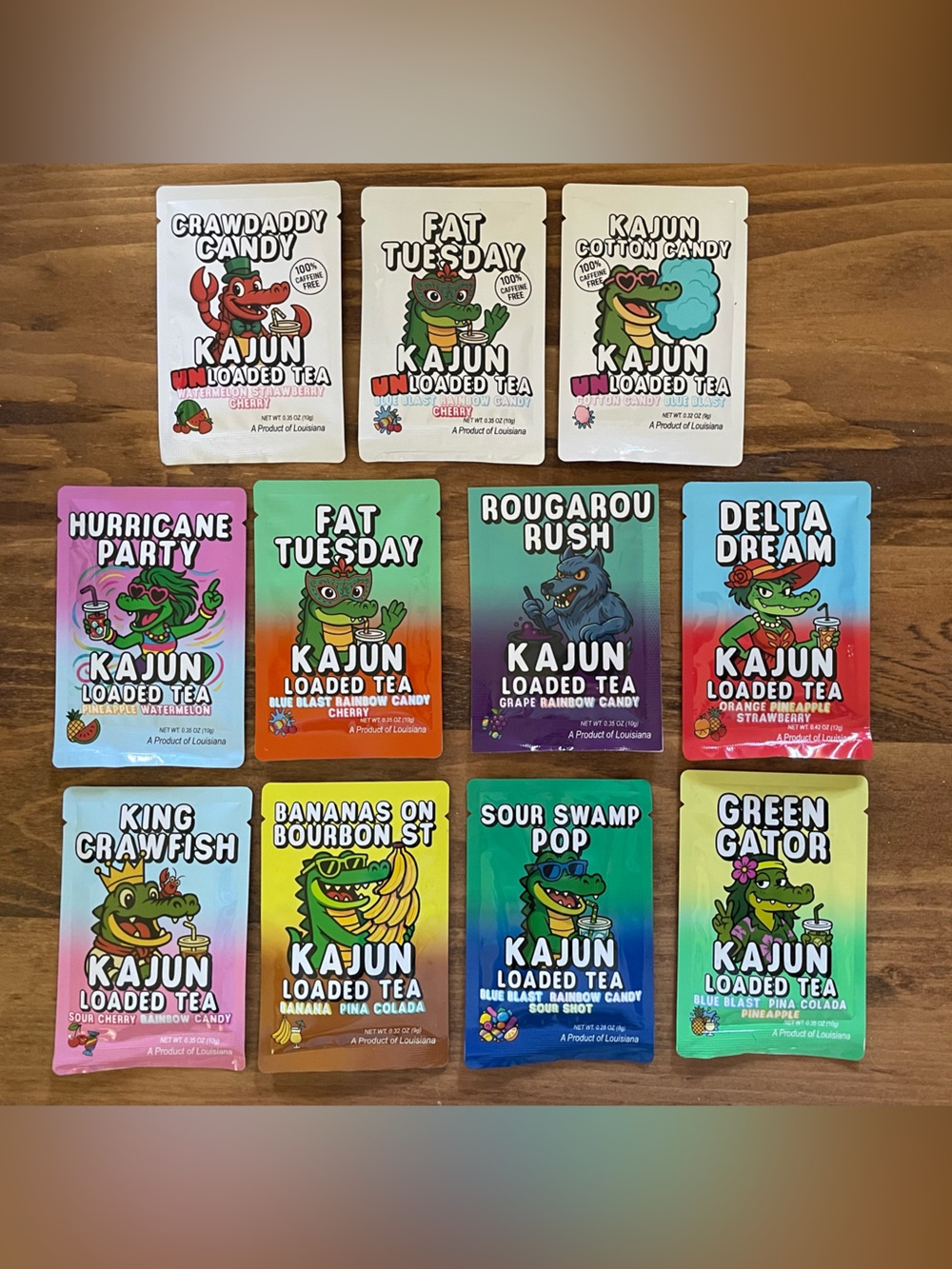 Pick 6 KAJUN Loaded Tea Bundle